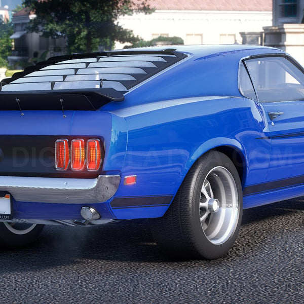 Ford Mustang Boss302 1969 | Debadged | Template