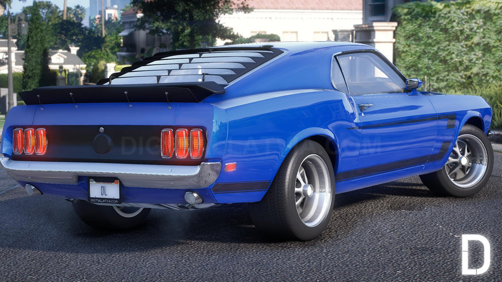 Ford Mustang Boss302 1969 | Debadged | Template