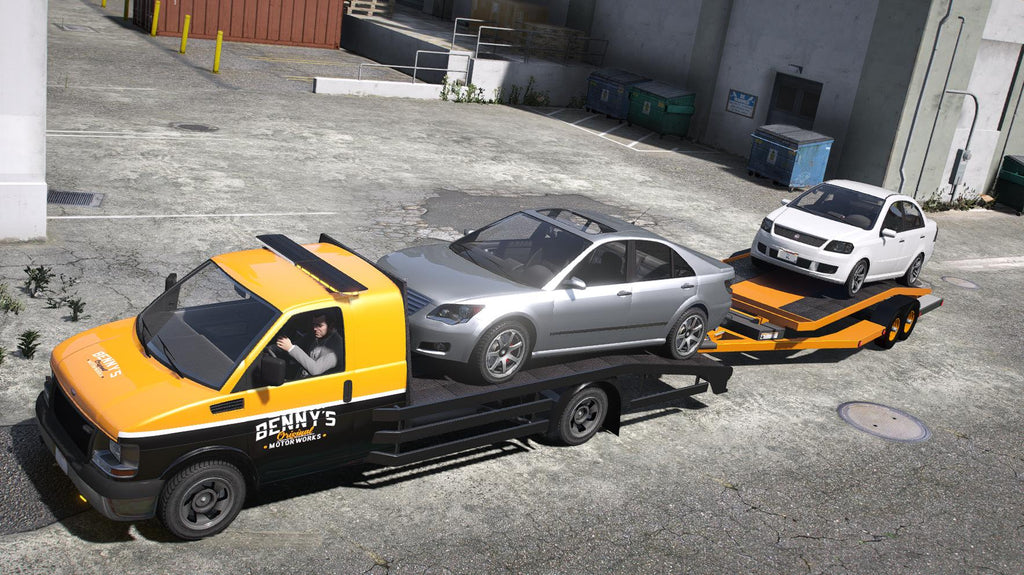 Benny's Mechanics Tow Vanilla Pack | 5 Vehicles | Templates