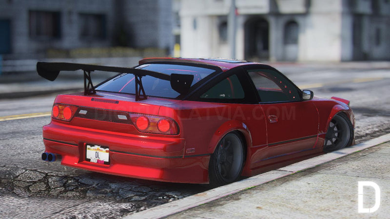 Nissan 180SX Type-X | Embleme entfernt | Tuning