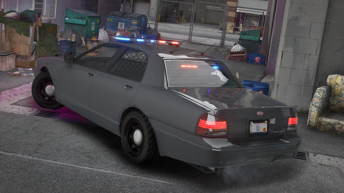 Vapid Police Cruiser Unmarked | Template