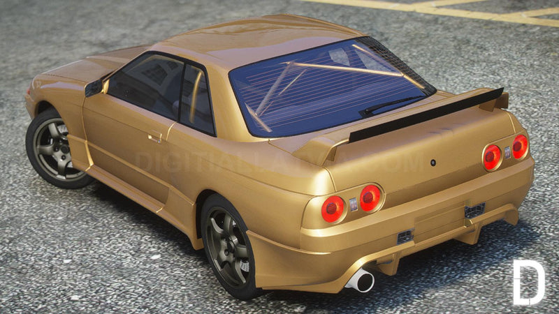 Nissan Skyline GTR R32 Rechtslenker | Embleme entfernt | Tuning | Vorlage