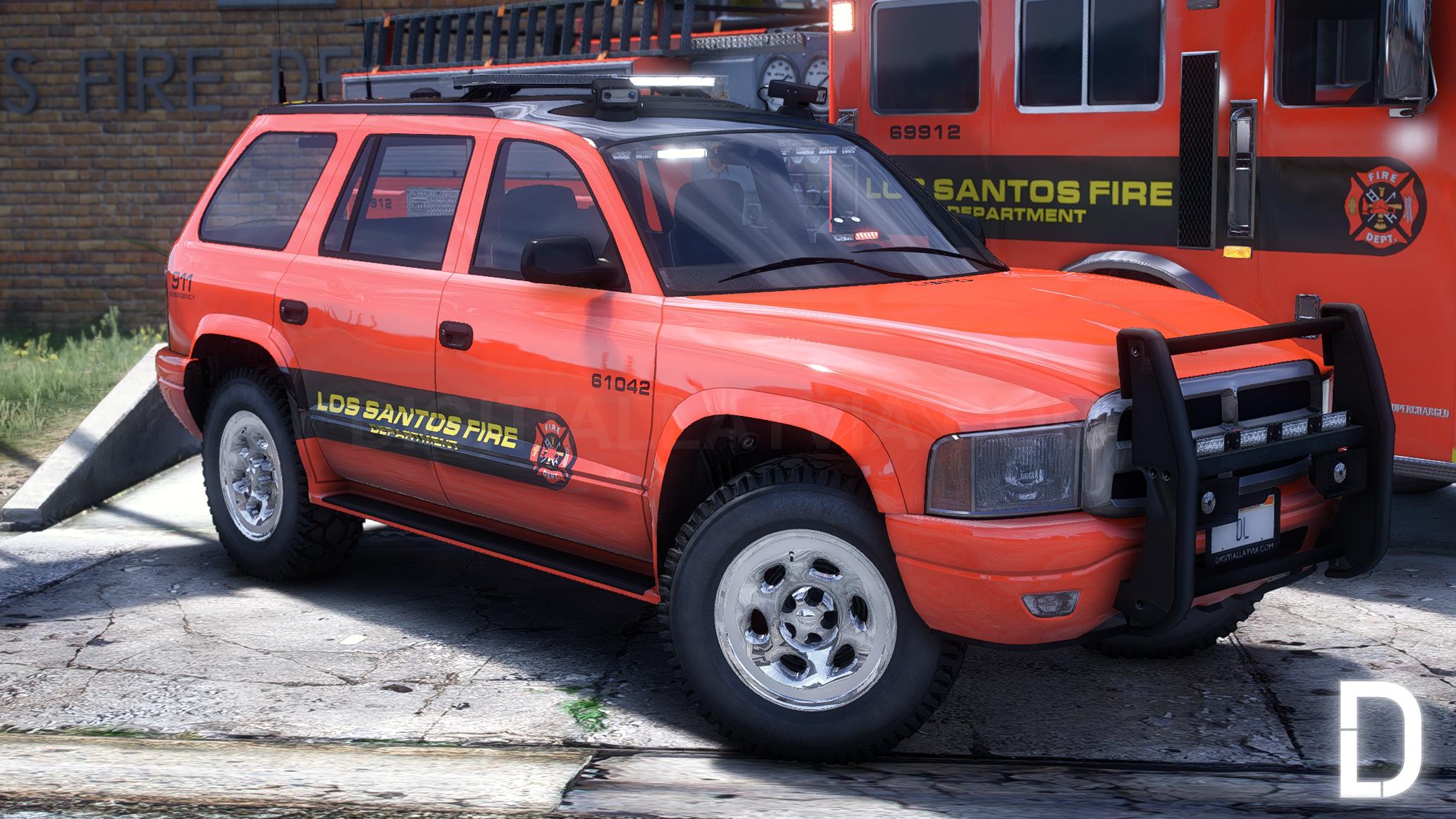 Fire Department Vanilla Pack | 9 Vehicles | Templates