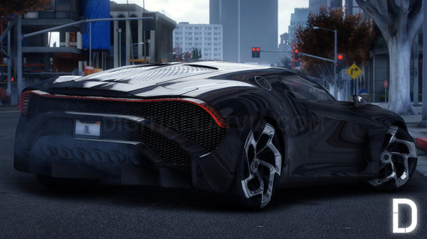 Bugatti La Voiture Noire | Debadged | Animated Spoiler