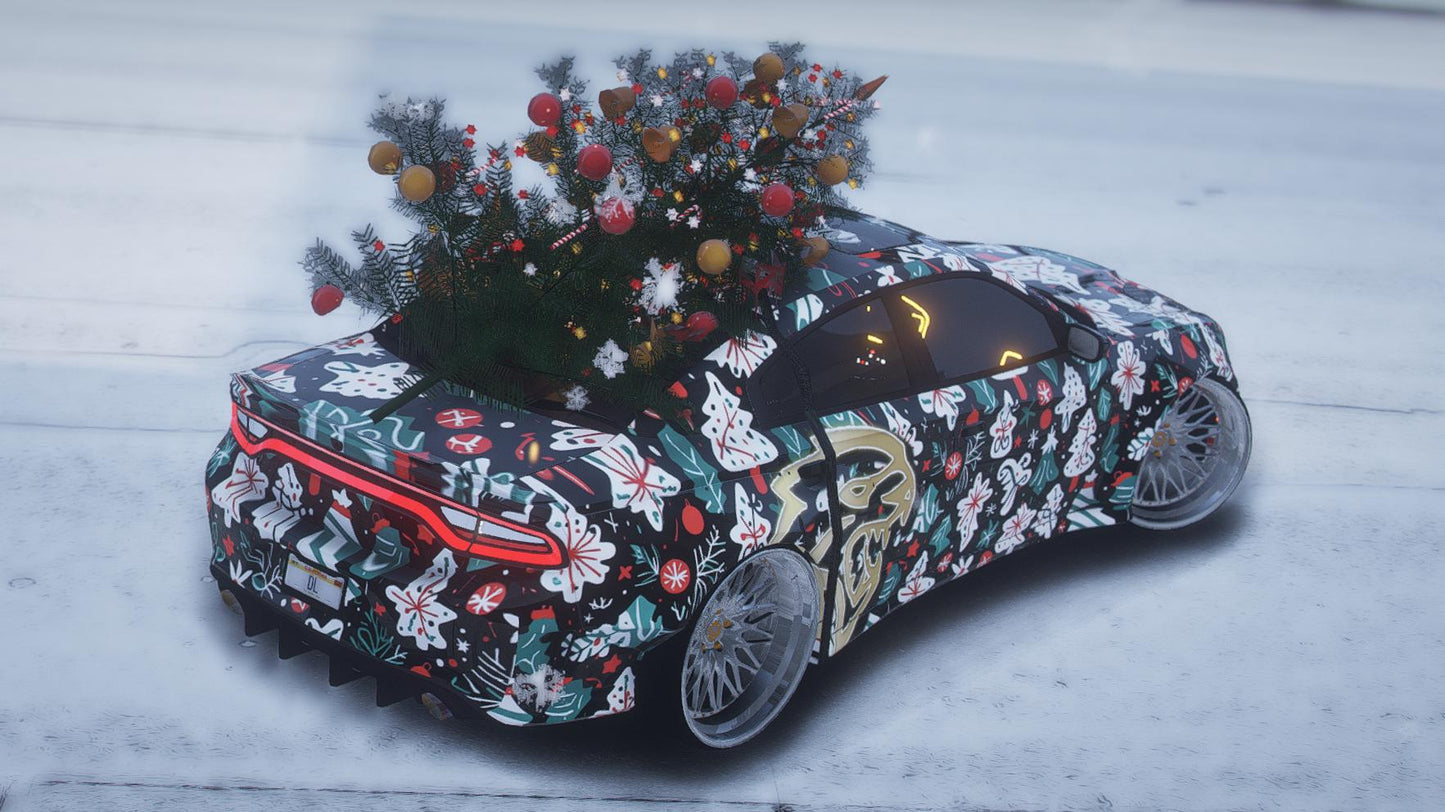 Christmas 3 Car Pack | Debadged | Custom Sounds | Templates