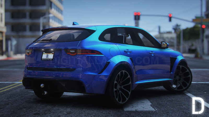 Jaguar F Pace Lumma | Abzeichen entfernt