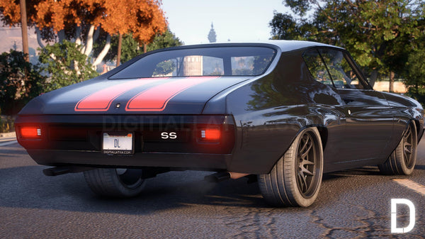 Chevrolet Chevelle SS Custom 1970 | Debadged | Tuning | Template | Custom Sound
