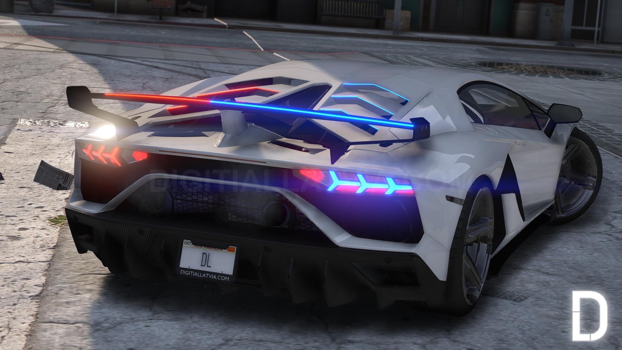 Lamborghini Aventador SVJ Twin Turbo Unmarked Police | Debadged