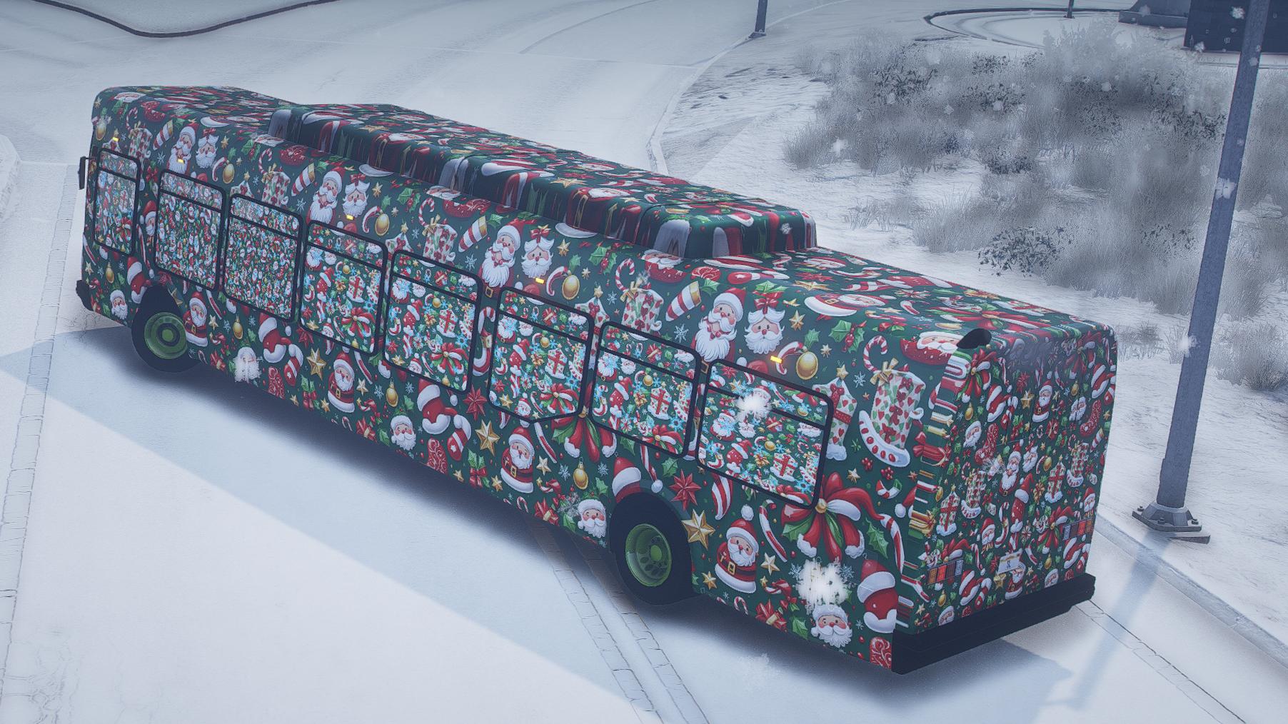 Christmas Bus | Template