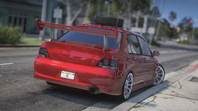 Mitsubishi Lancer Evolution IX | Abzeichen entfernt | Tuning