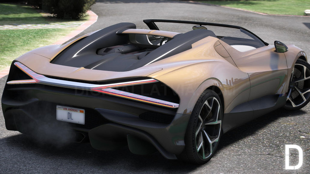 Bugatti W16 Mistral Roadster | Debadged