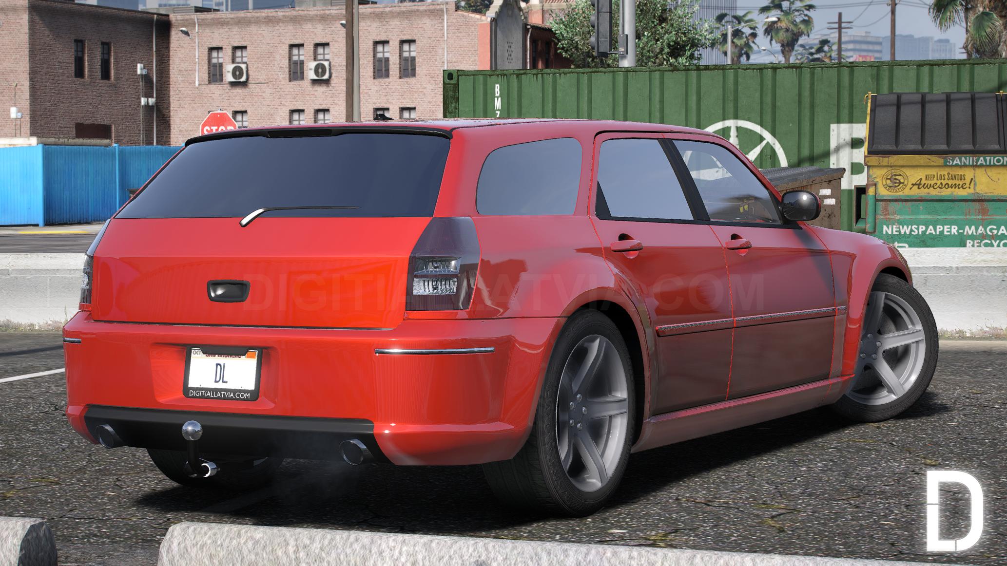 Dodge Magnum SRT8 2008 | Debadged