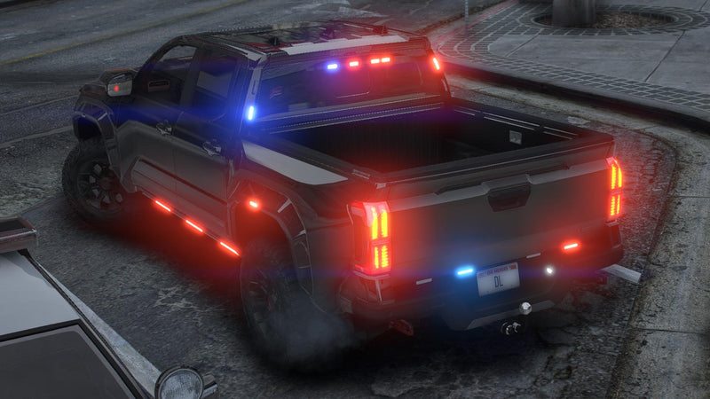 Toyota Tacoma 2024 Polizei Unmarkiert | Ohne Abzeichen | Vorlage