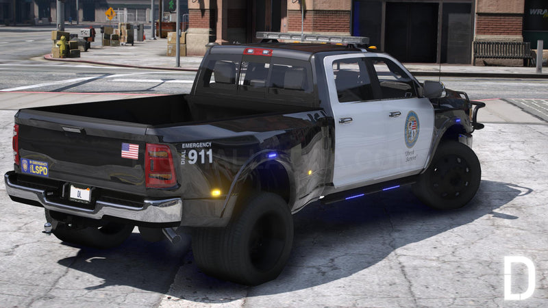 Dodge Ram 3500 Heavy Duty Police | Debadged | Template