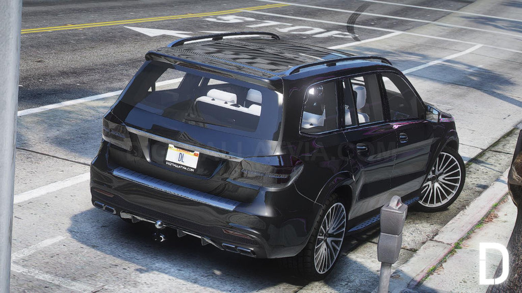 Mercedes-AMG GLS 63 2016 | Debadged | Template