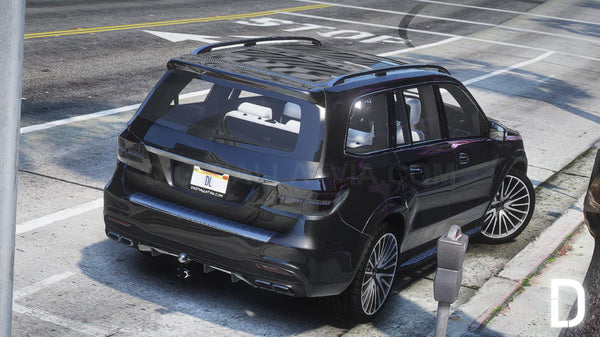 Mercedes-AMG GLS 63 2016 | Debadged | Template