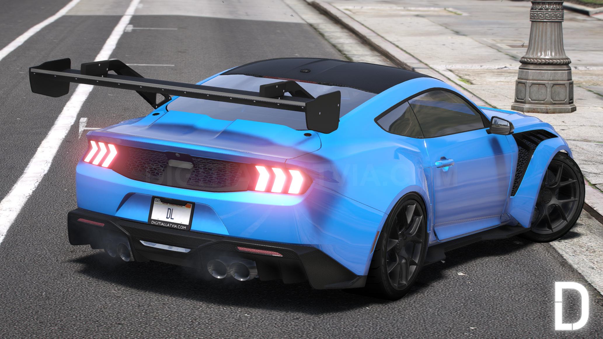 Ford Mustang GTD 2025 | Debadged | Template