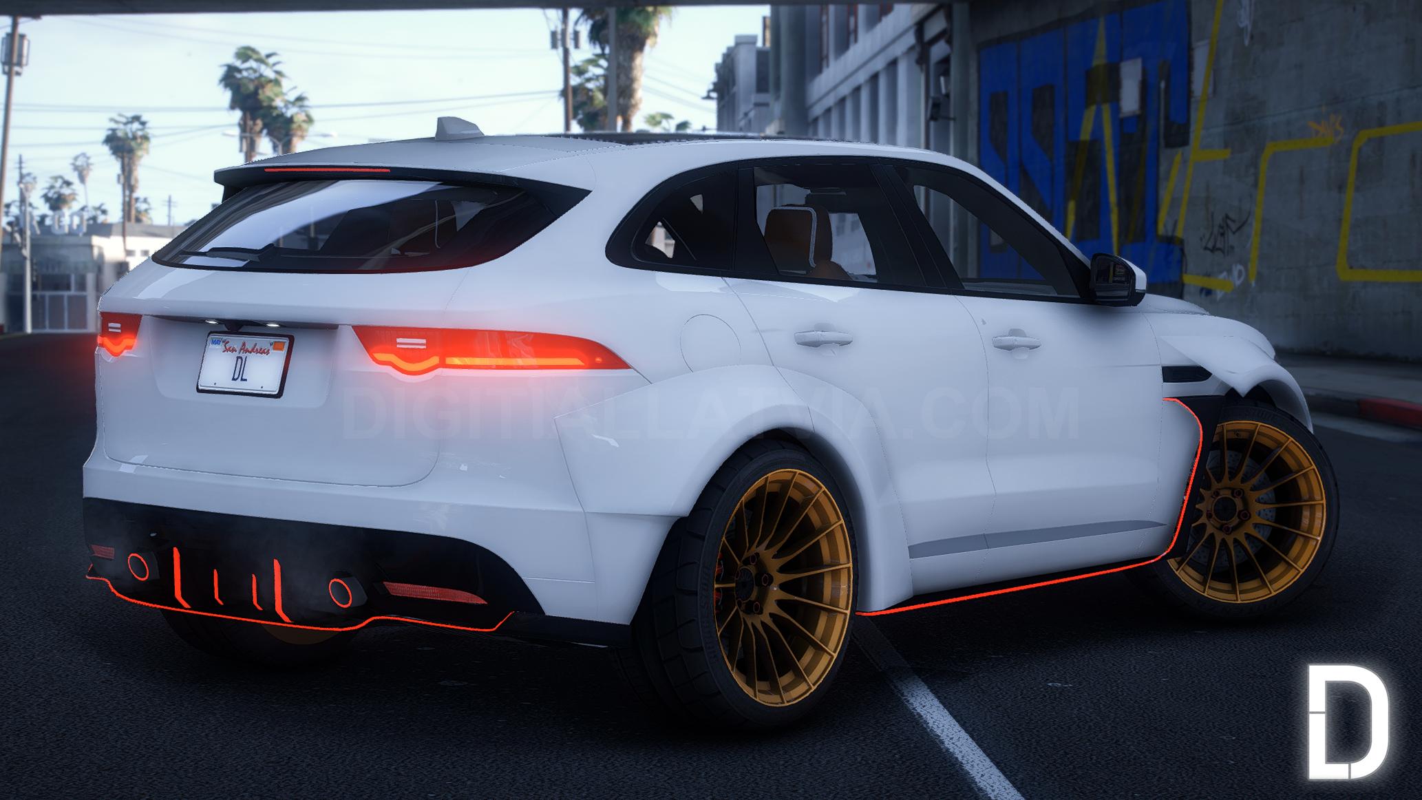 Jaguar F-Pace Animated | Debadged