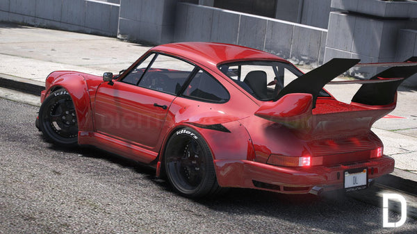 Porsche 911 RWB | Embleme entfernt | Tuning | Vorlage