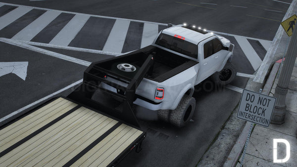 Dodge Ram 3500 HD Truck + Trailer | Debadged