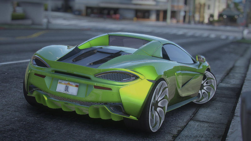McLaren 570s Spyder Donk | Ohne Emblem | Animiertes Dach