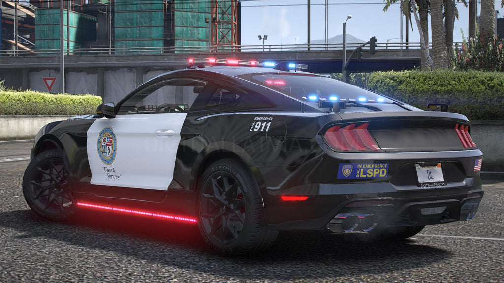 Ford Mustang Mach 1 Police | Debadged | Template