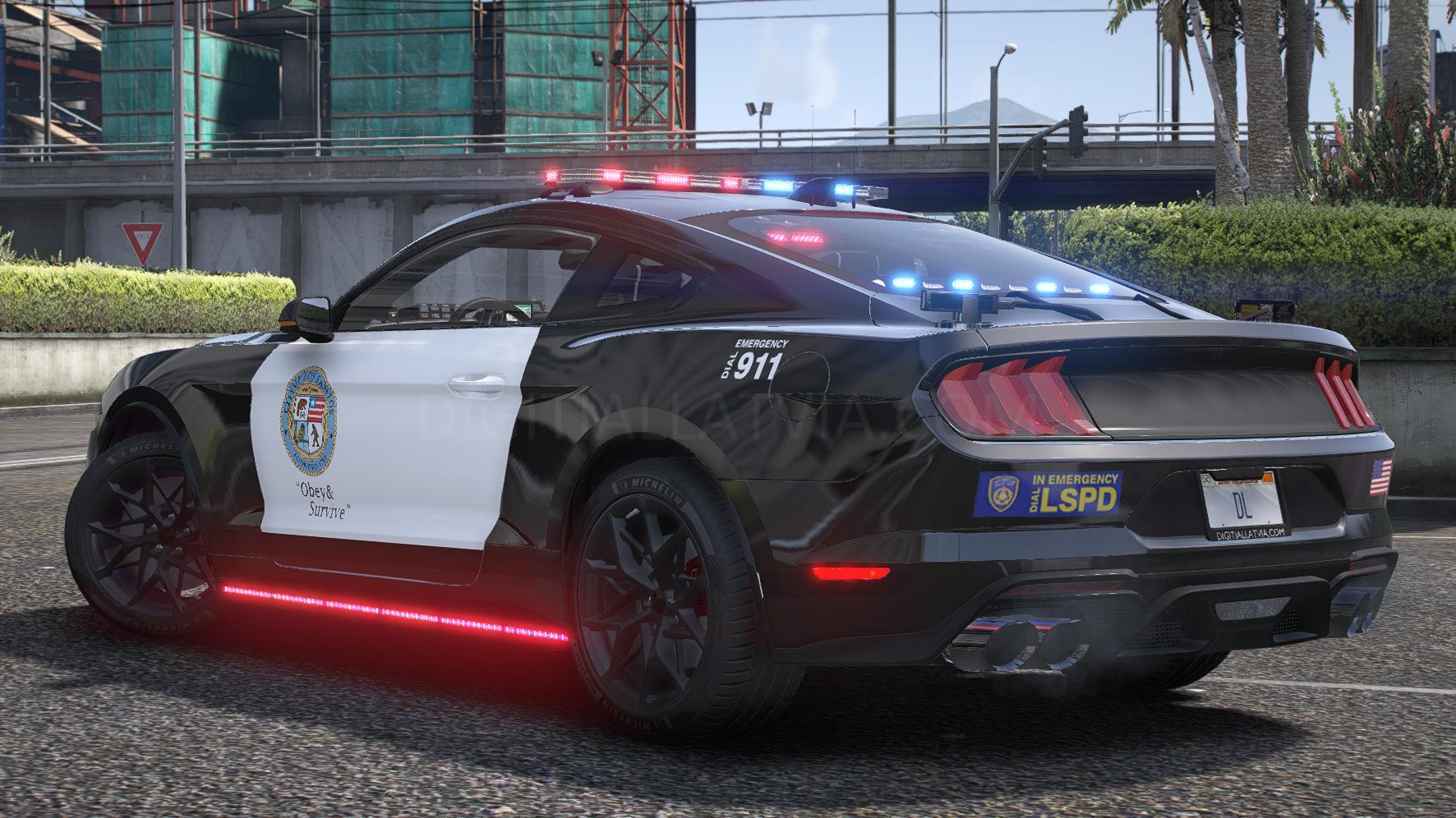 Ford Mustang Mach 1 Police | Debadged | Template