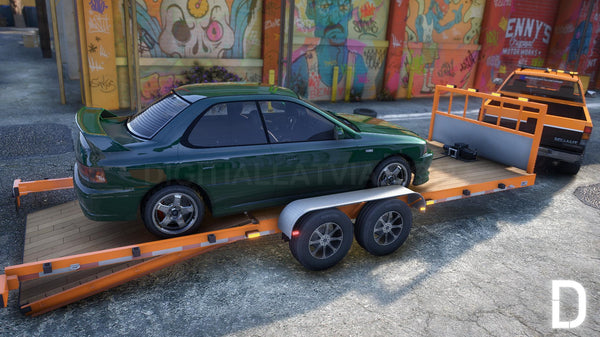 Car Trailer Split Tilt