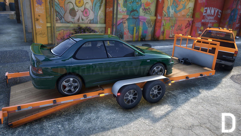 Car Trailer Split Tilt