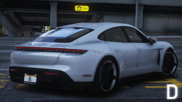 Porsche Taycan Turbo S 2021 | Debadged