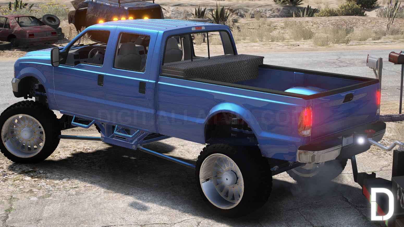 Ford F-350 Super Duty Truck + Trailer | Debadged