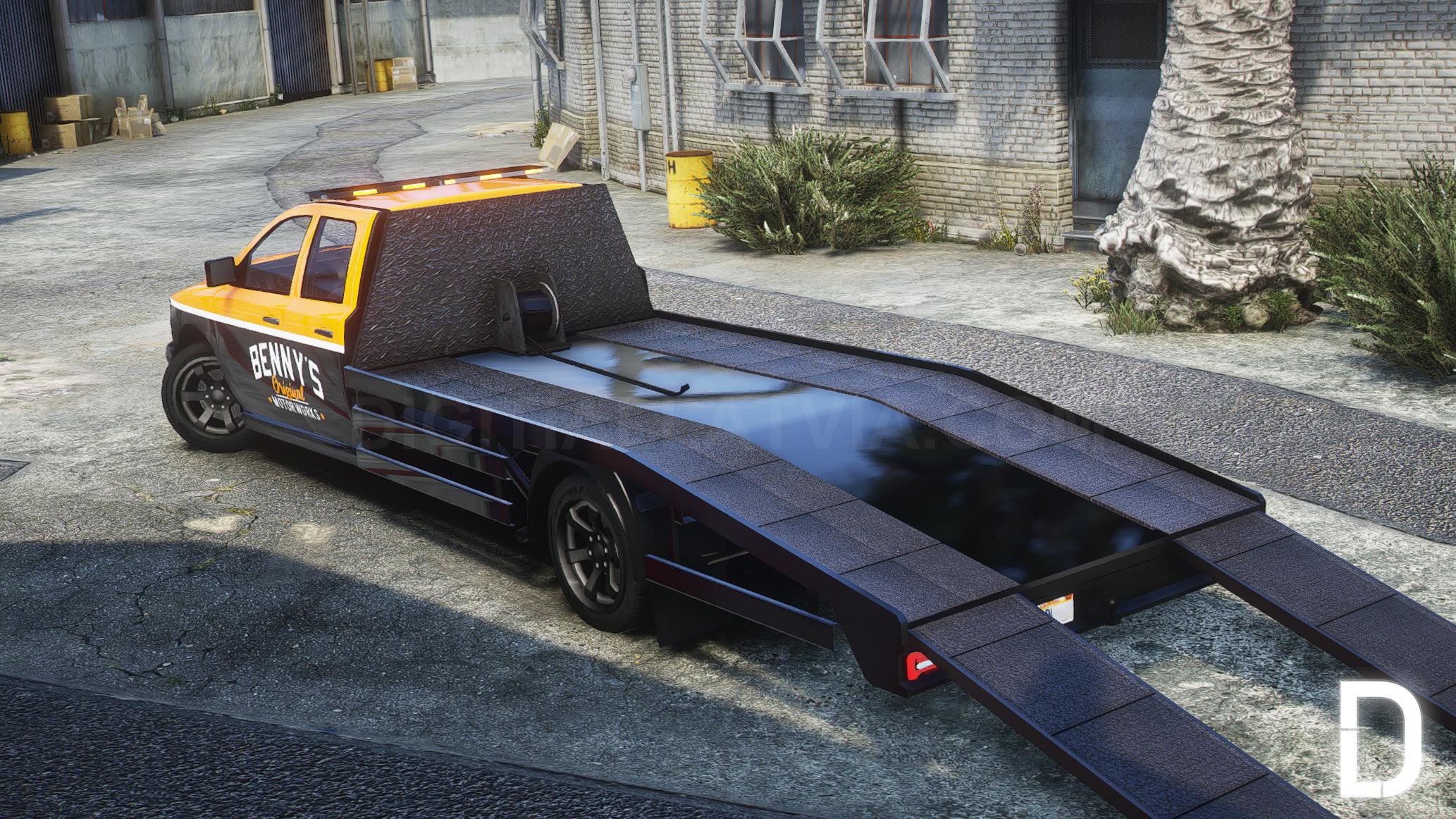 Bravado Bison Tow Truck Bennys | Template