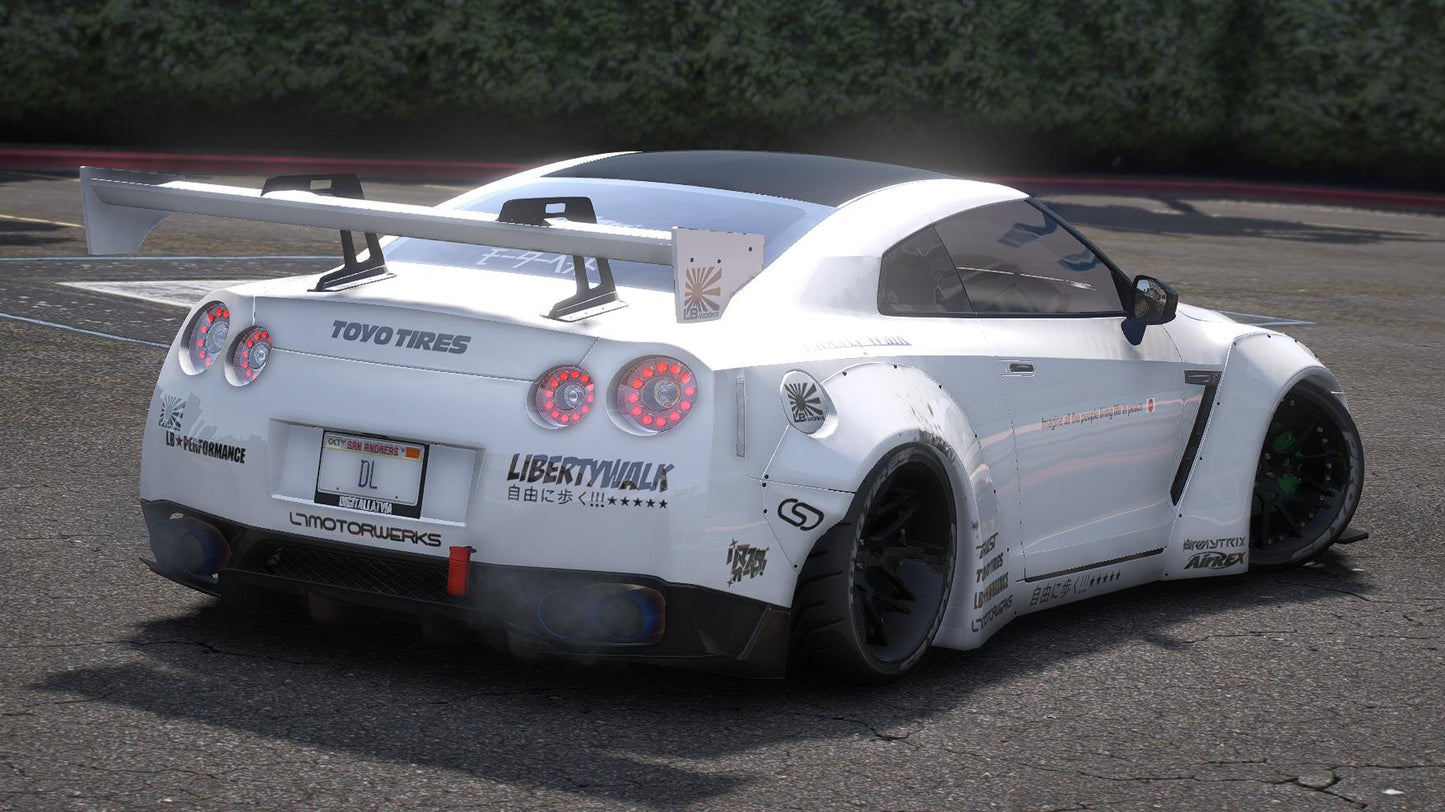 Nissan GT-R R35 Liberty Walk | Debadged | Tuning | Template