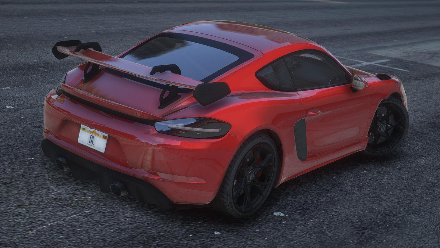 Porsche Cayman 718 GT4RS 2022 | Debadged | Template