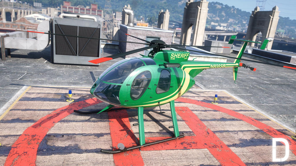 Police / Sheriff Helicopter | Template