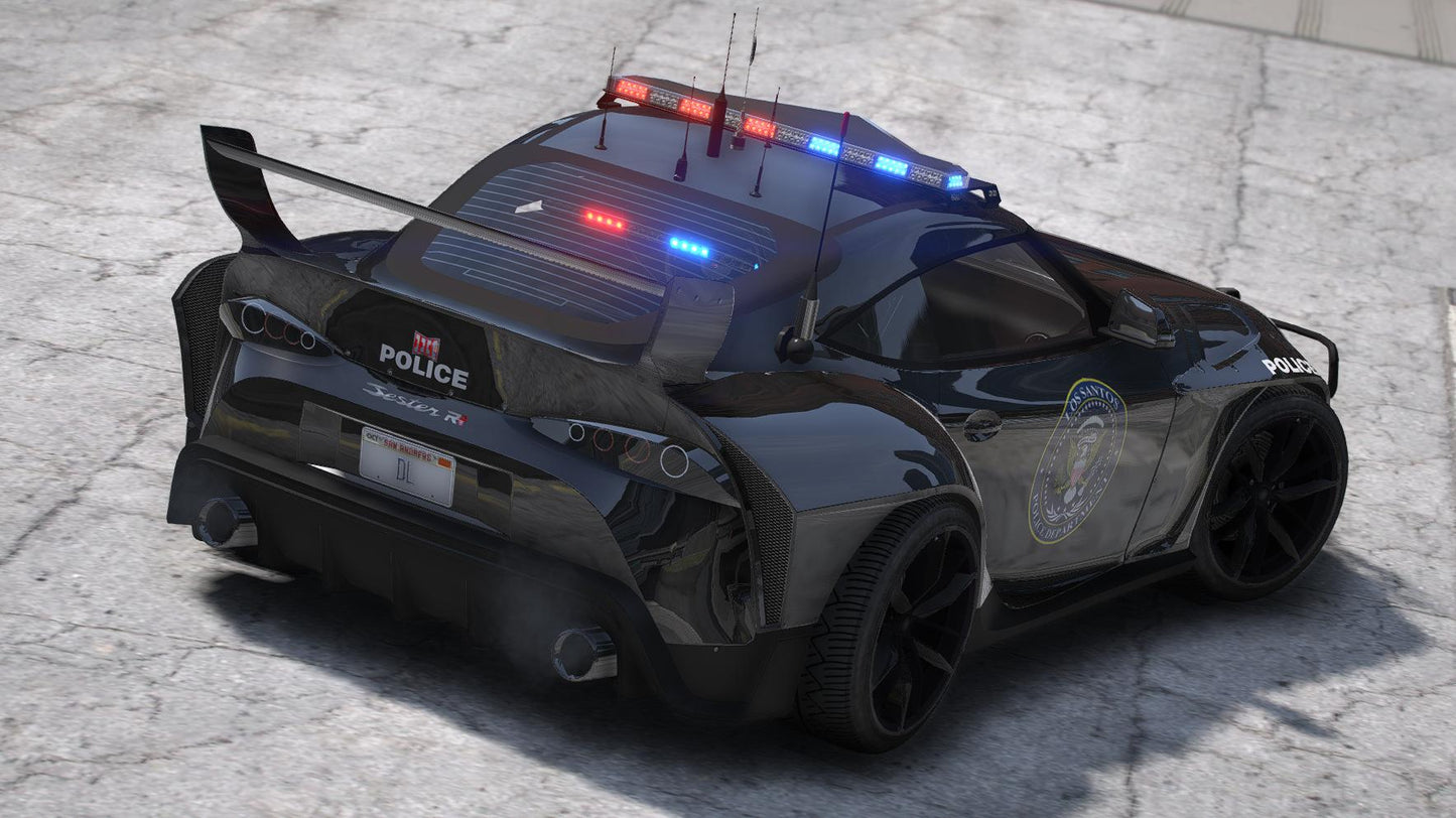 Dinka Jester RR Widebody Police Custom | Tuning | Template