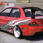 Mitsubishi Lancer Evolution IX Voltex | Debadged | Tuning | Template | Custom Sound