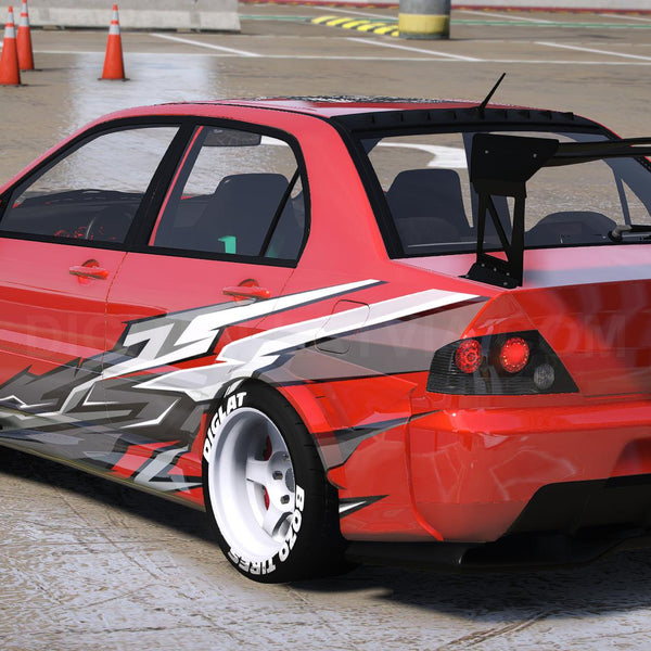 Mitsubishi Lancer Evolution IX Voltex | Debadged | Tuning | Template | Custom Sound