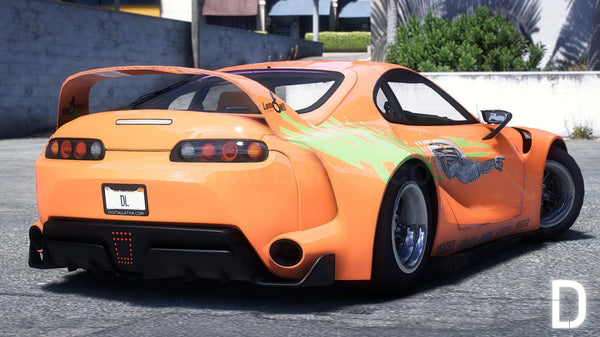 Toyota Supra A80 Mk4 Widebody RHD | Debadged | Template