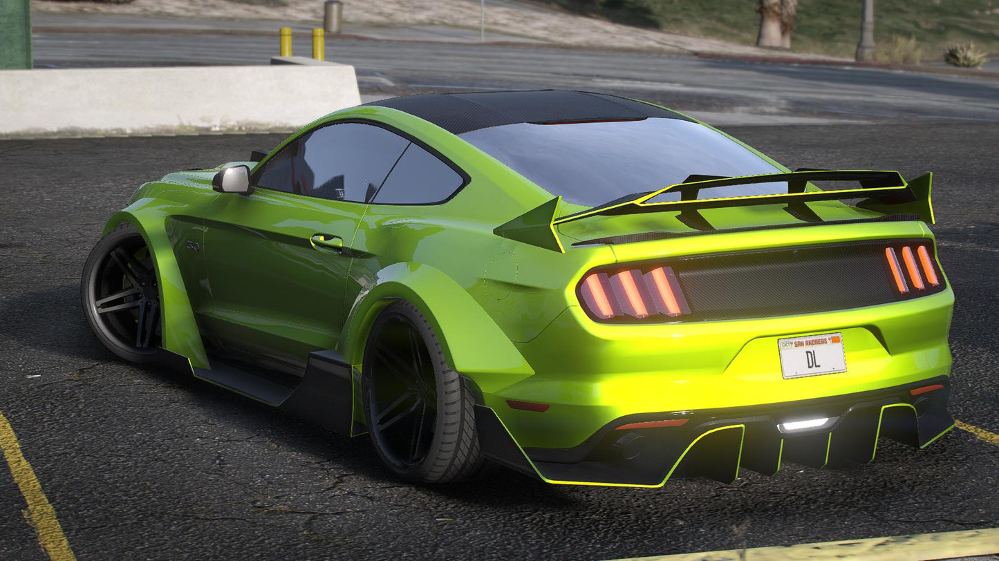 Ford Mustang GT 2015 Widebody | Debadged