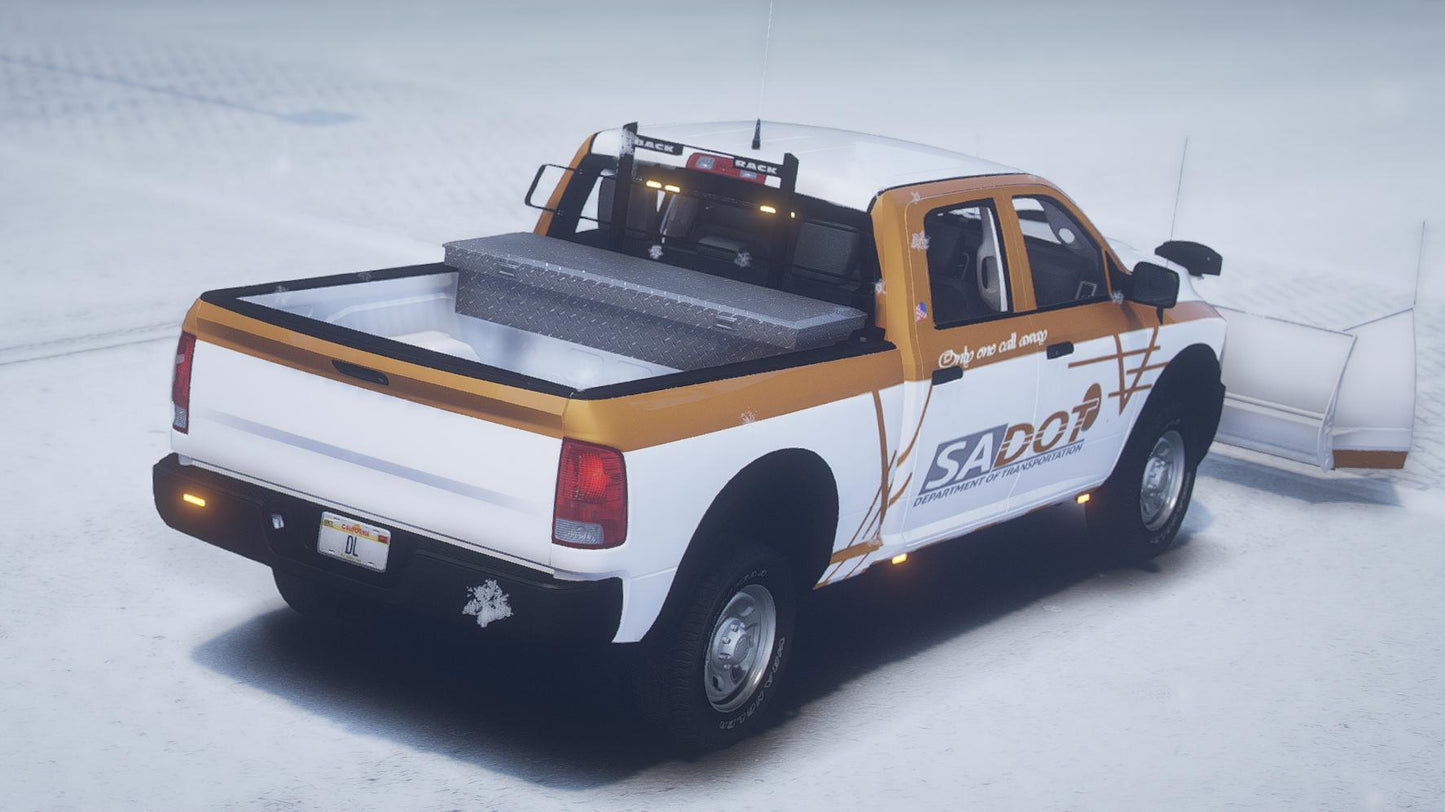 Dodge Ram Snow Plow | Debadged | Template