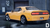 Dodge Challenger SRT8 2010 | Debadged | Template