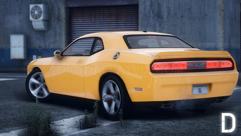Dodge Challenger SRT8 2010 | Debadged | Template