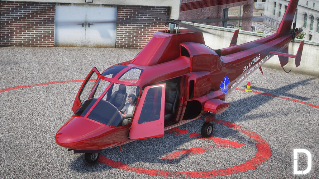 Buckingham Swift EMS Helicopter | Template