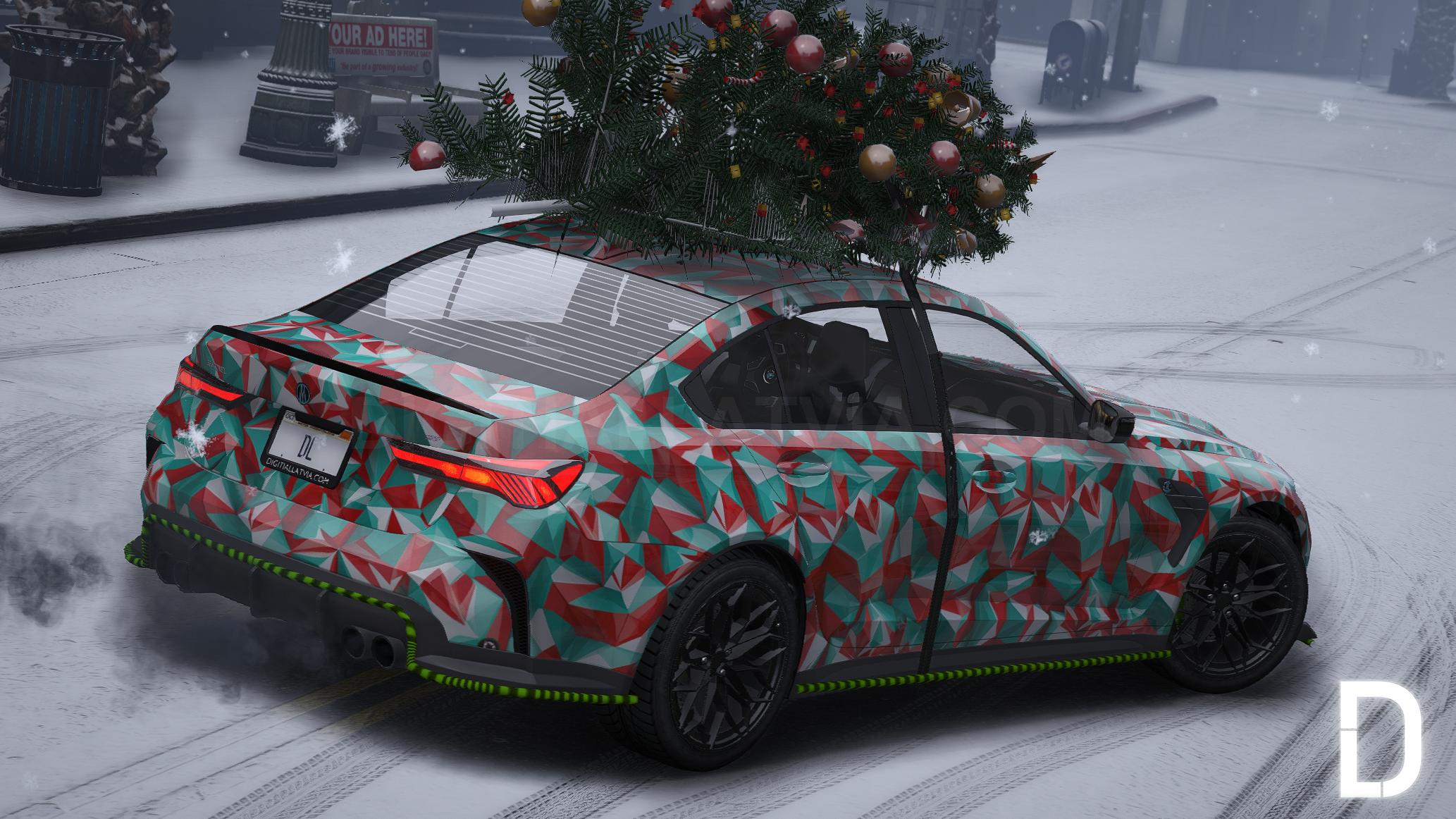 Ubermacht Sentinel GTS Christmas Custom | Tuning | Template