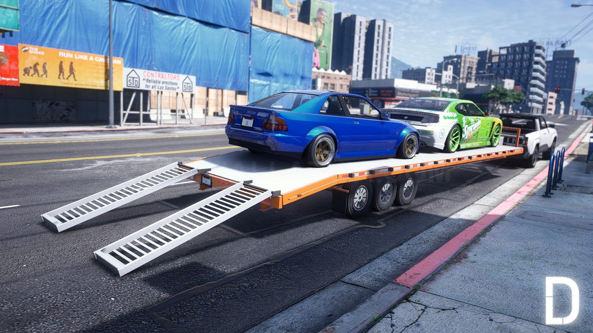 Car Trailer Double