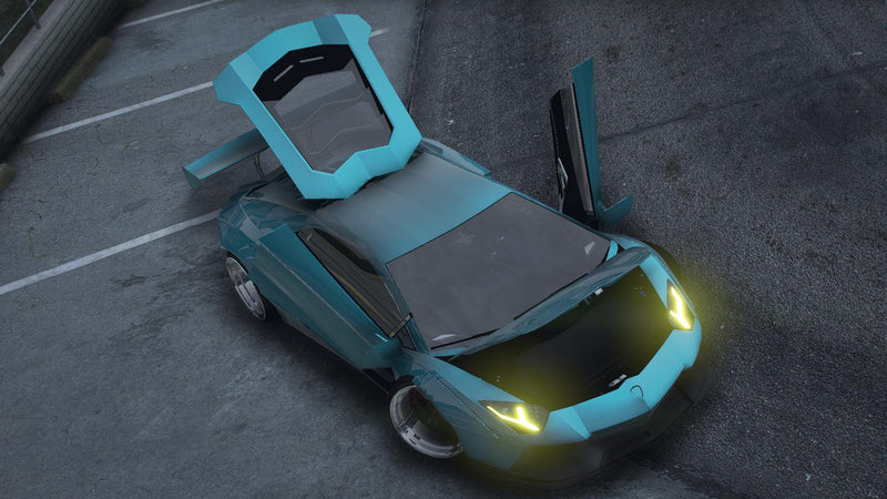 Lamborghini Aventador LibertyWalk | Ohne Emblem
