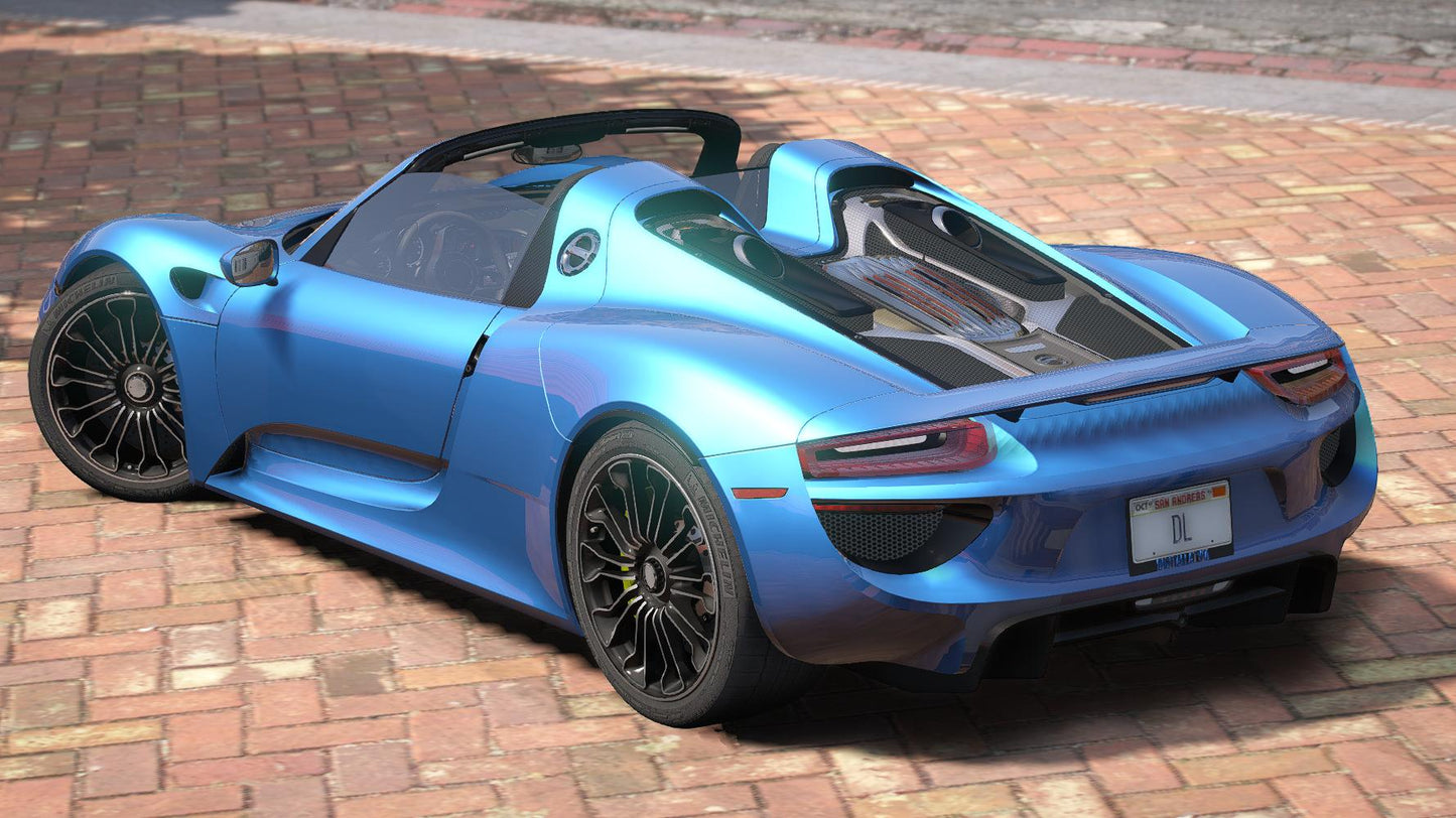 Porsche 918 Spyder | Debadged | Tuning | Template