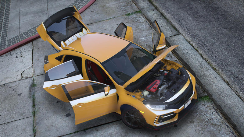 Honda Civic Type R 2020 | Abzeichen entfernt | Tuning | Vorlage