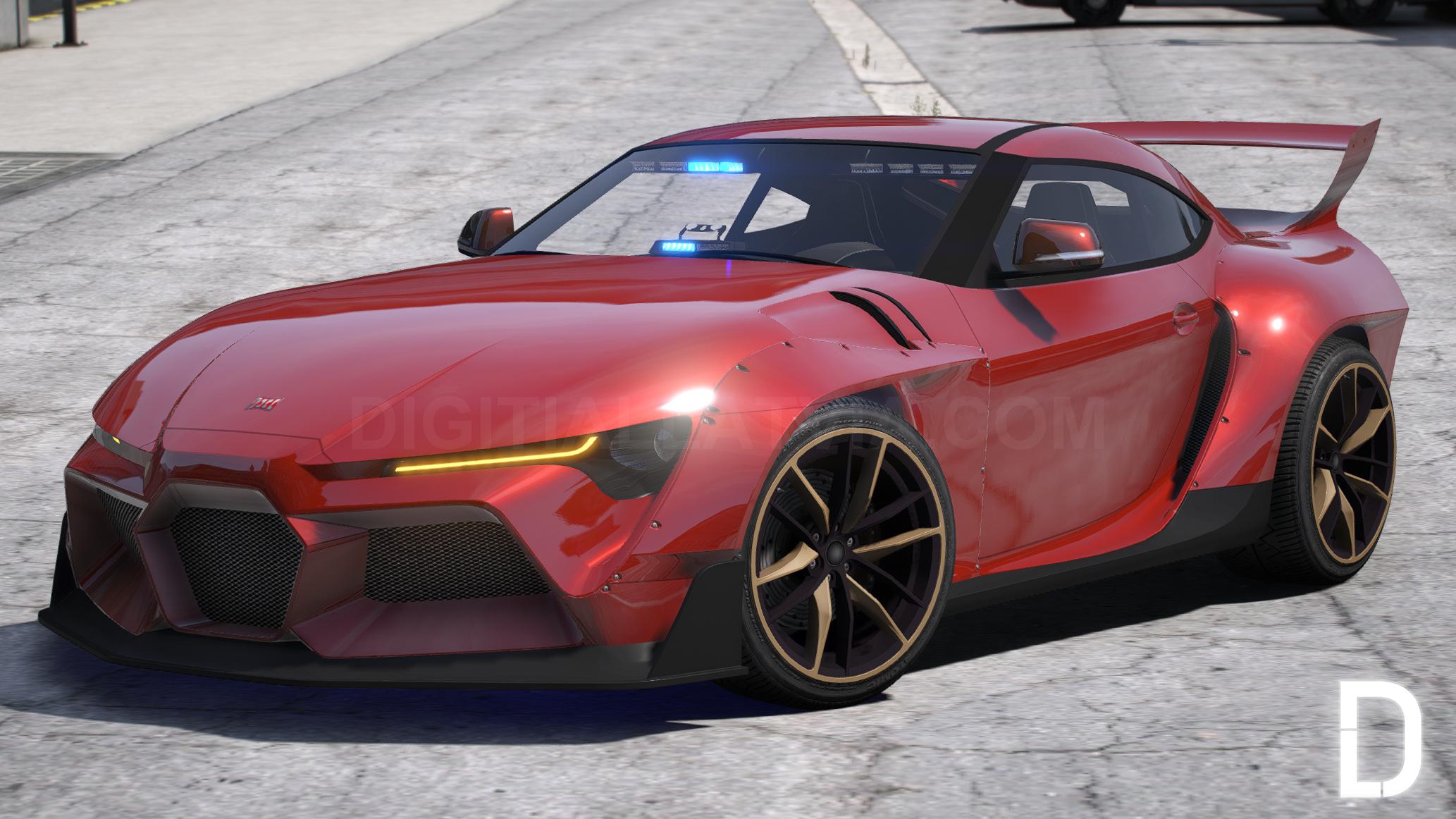 Dinka Jester RR Widebody Police Custom V2 | Tuning | Template